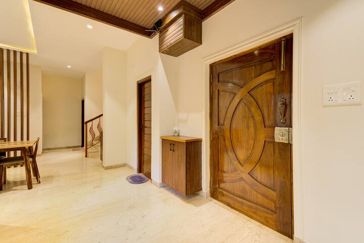 Entrance of villa