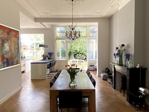 Spacious and stylish family home Art Nouveau style