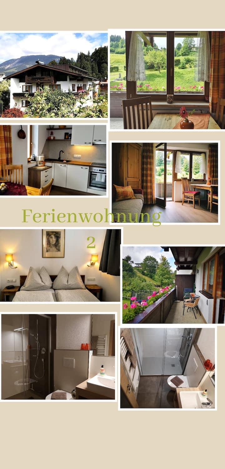 Gemütliche Ferienwohnung Mit Balkon Für 2 Pers. - Fieberbrunn