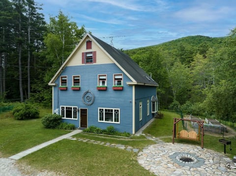 4Bdrm/16beds in Newbury Cntr,  close to Mt Sunapee