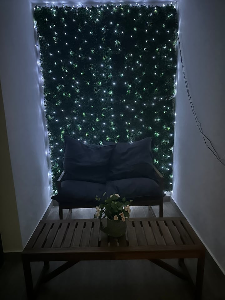 El resplandor por la noche