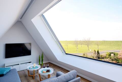 Vacation home overlooking the North Sea