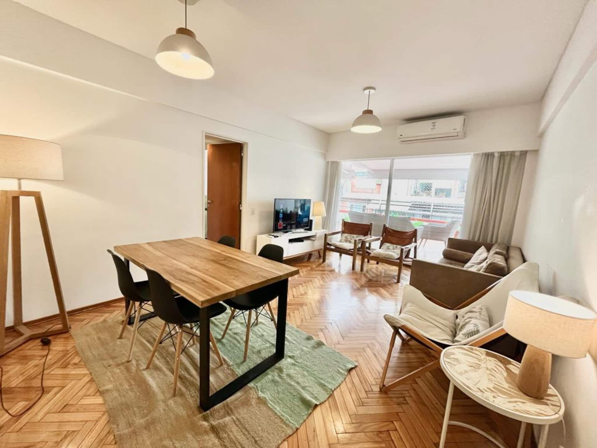 Apartamento de 3 quartos com terraço privativo em Palermo