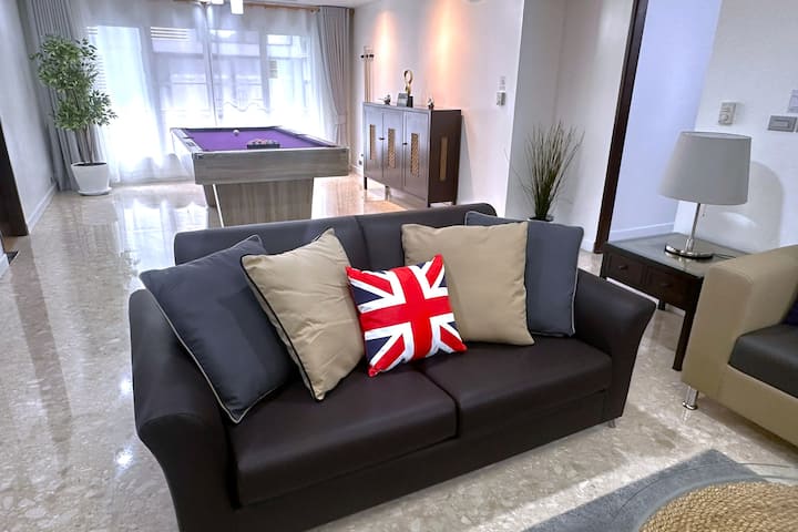 Lux 3br • Pool Table • Hotel Service • Nana Bts - Bangkok