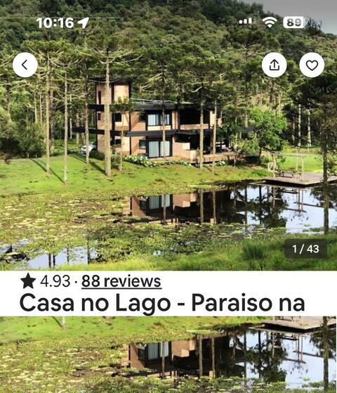 Casa no Lago - Paraiso na Serra