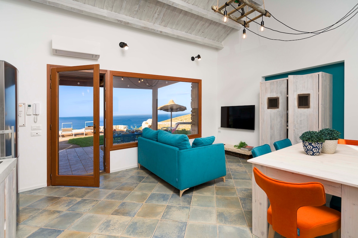 Top performing Airbnb: Villa by sea with pool | Scopello | Cala Bianca in Castellammare Del Golfo