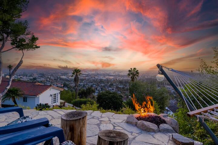 Jacuzzi + LA Views | Fall Escape with Fire Pit