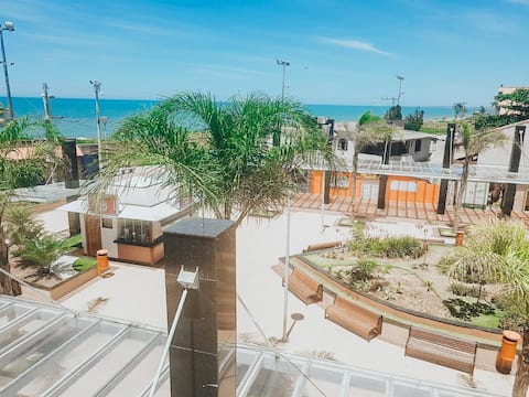 Beachfront apartment in Itaóca.