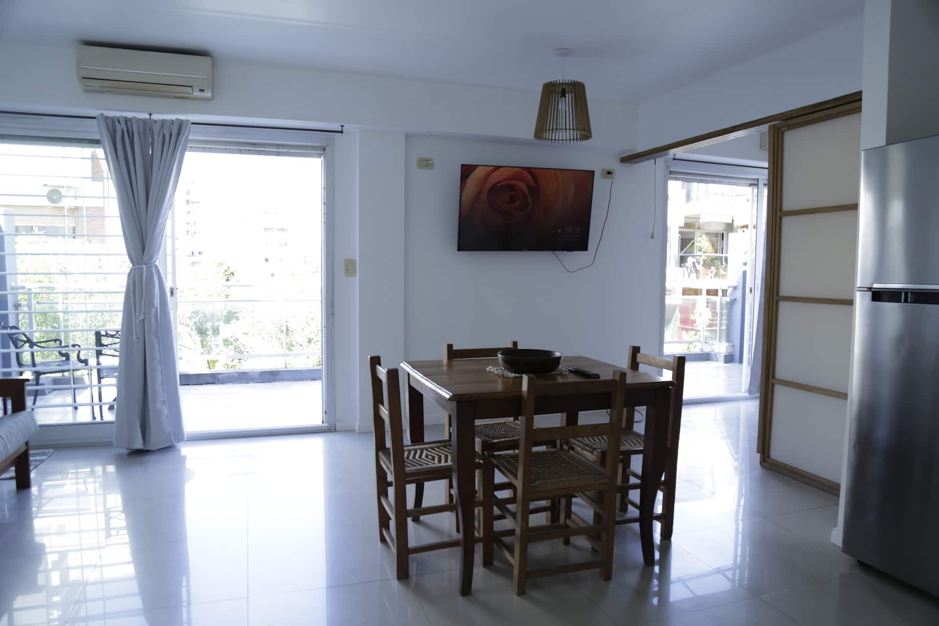 Apartamento de 1 quarto com varanda-terraço em Belgrano