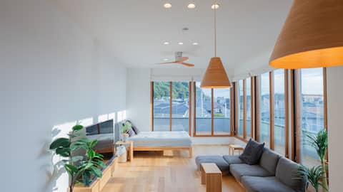 [In front of the sea/with sauna] Adults' reward stay in Hayama | Private villa with a panoramic view