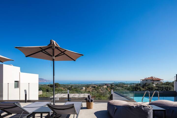 Four Horizons Villas -Sleeps 24, near Kournas Lake gallery image 4