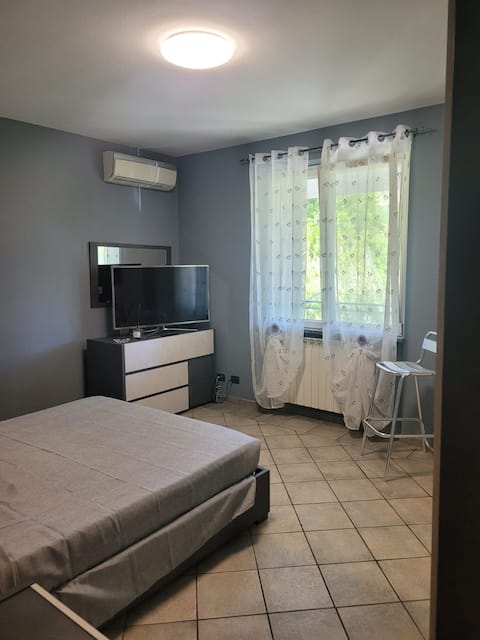 surrounded by greenery, an oasis of peace