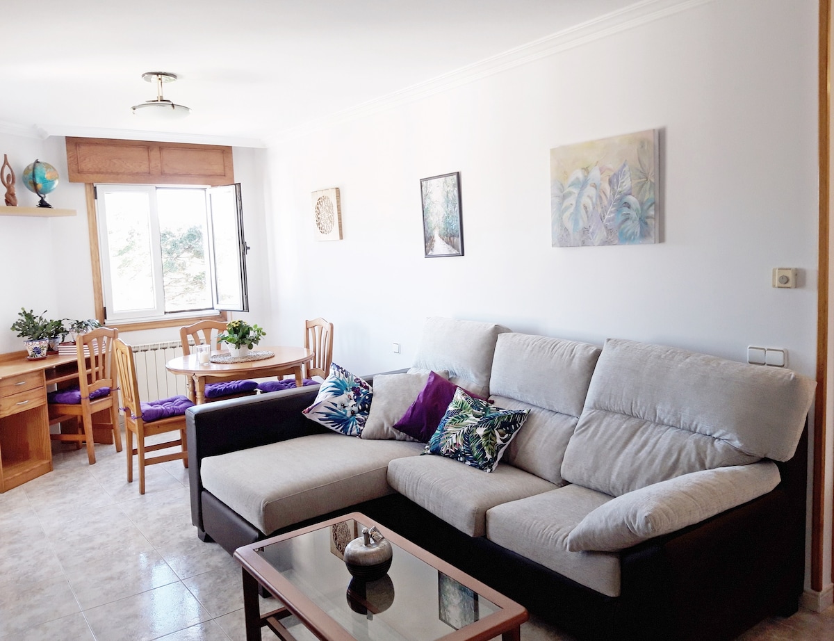 Popular Airbnb listing: Beautiful view of the beach, Ria de Arousa. in Vilagarcía De Arousa