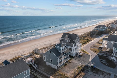 Ocean Front/ 24 ppl/ Surf, Hot Tub, Community Pool