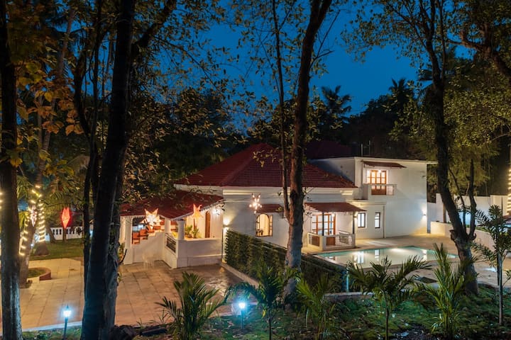 5BR Private Pool Villa | Assagao | Newly Renovated