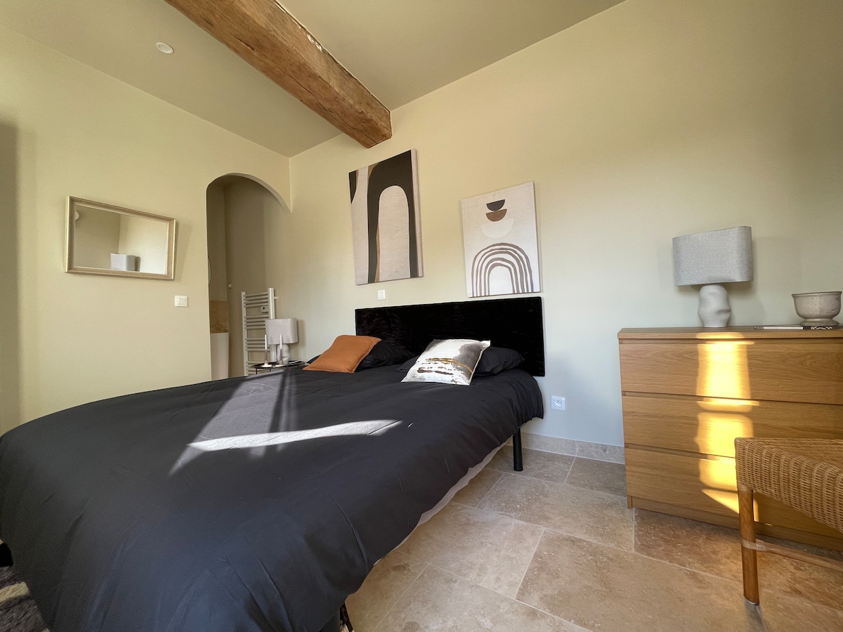 La minérale chambre double 160 avec sdb 