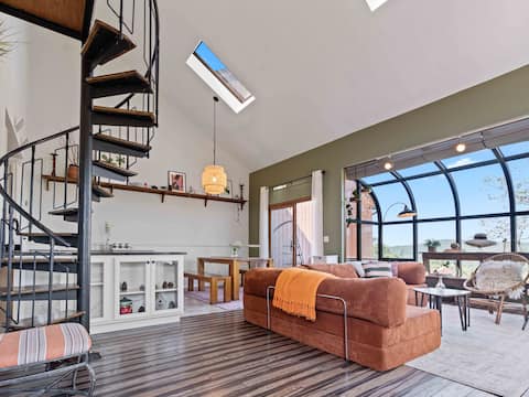 Mountain Creek's Greenhouse 3BR Loft Cabin w/Views