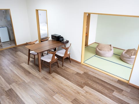 51㎡ Apt·Free Parking·10 min to New Chitose Airport