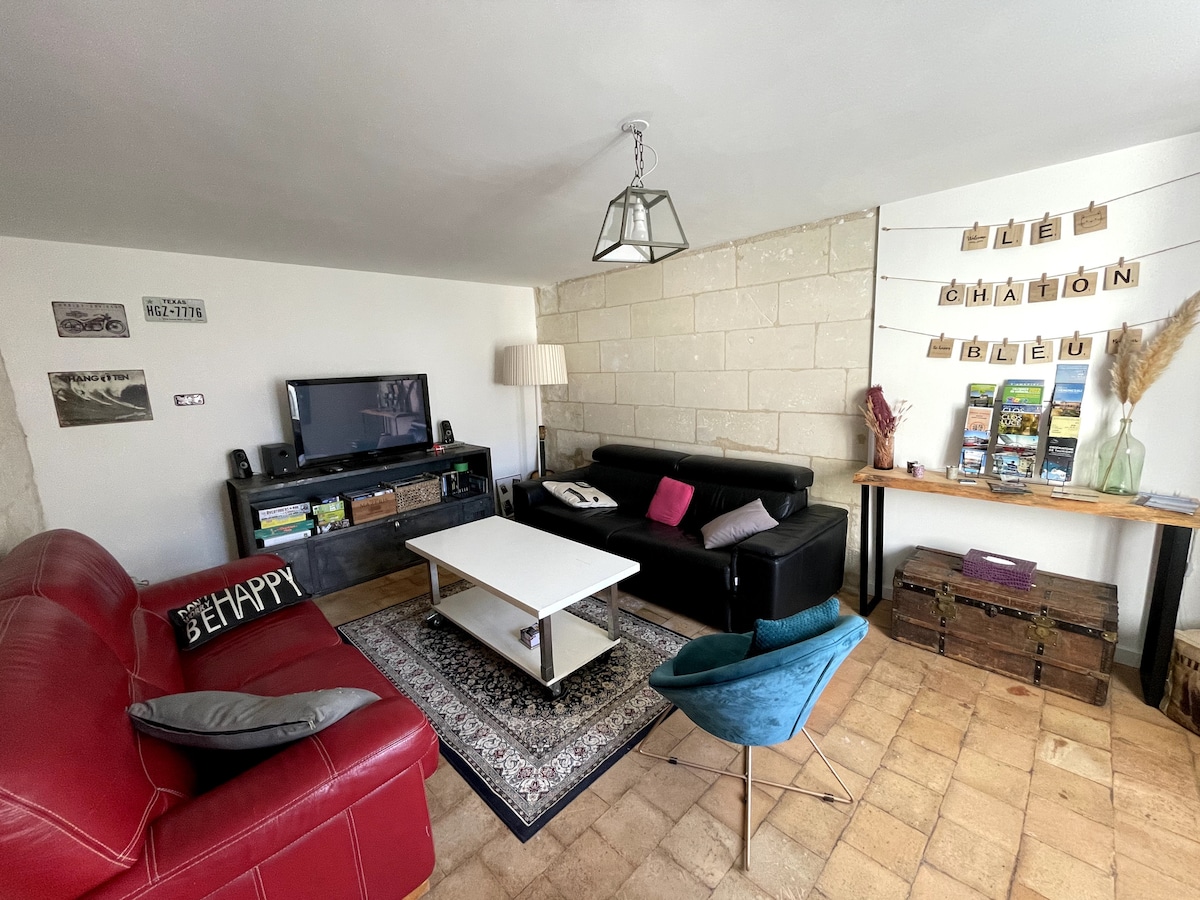 Top Airbnb: The Blue Kitten à Indre Et Loire