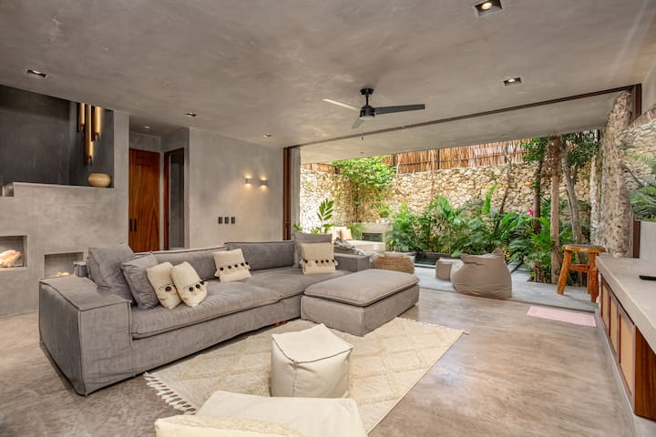 Espectacular Villa De Lujo, 3 Hab, Alberca Privada - Tulum