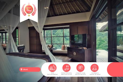 Perfect for Family! 1BR Private Pool Villa in Ubud