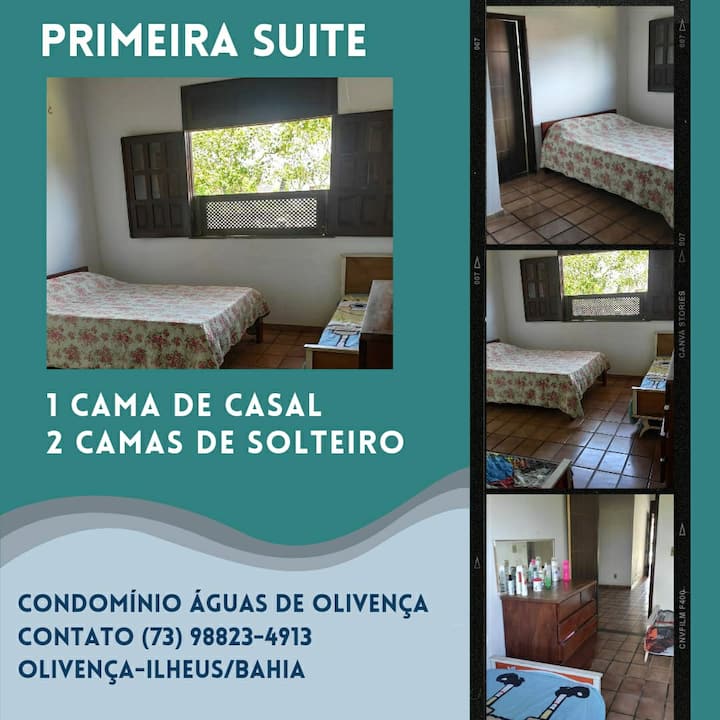 Primera suite, con ventilador.