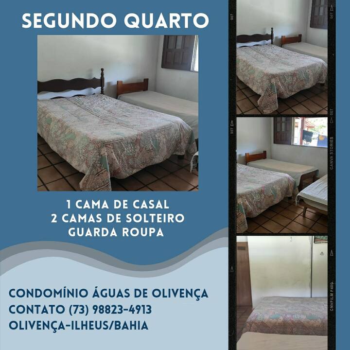 Segundo dormitorio, con ventilador.