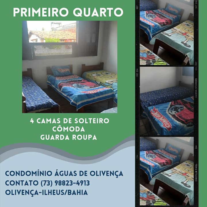 Primer dormitorio, con ventilador