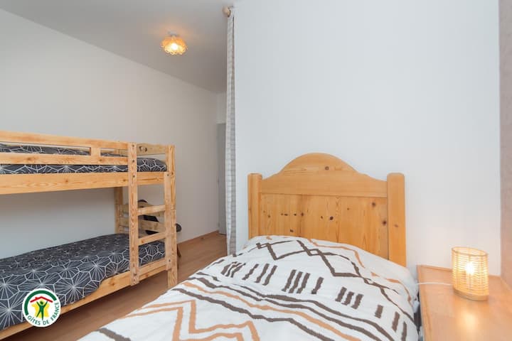 Chambre Brisou - 1 poschodová posteľ a 1 lôžko 90