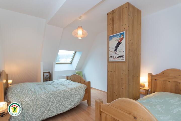 Chambre Grand Veymont - 1 lôžko 140 a 1 lôžko 90