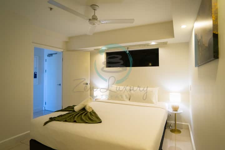 Zen Ocean Pebble 1-BR/1-BA Sea View Retreat- ისიამოვნეთ ფუფუნებითა და კომფორტით ჩვენს მშვიდი საძინებლის საკურთხეველში, სადაც ყოველი ღამე საოცნებოა