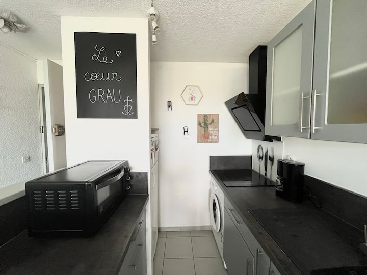 Appartement à 2 Pas De La Mer + Parking Privatif - Port Camargue