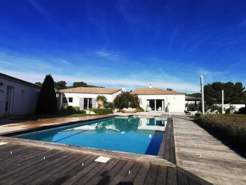 La Villa du Bion*Private swimming pool *Jacuzzi*Clim