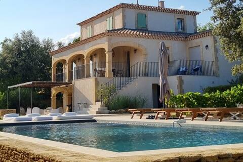 Sun, Garrigue and Pont du Gard