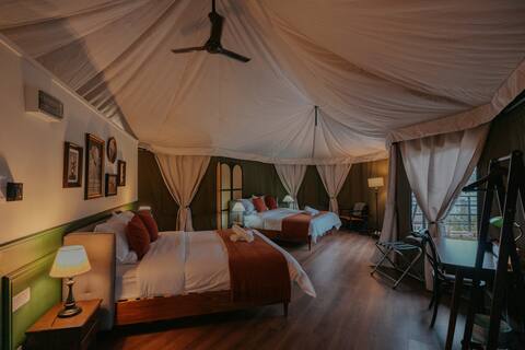 Luxury Safari Tent | 3 Rooms + Huge Outdoor Deck