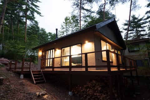 A relaxing holiday in a private villa with a hot spring in Azumino