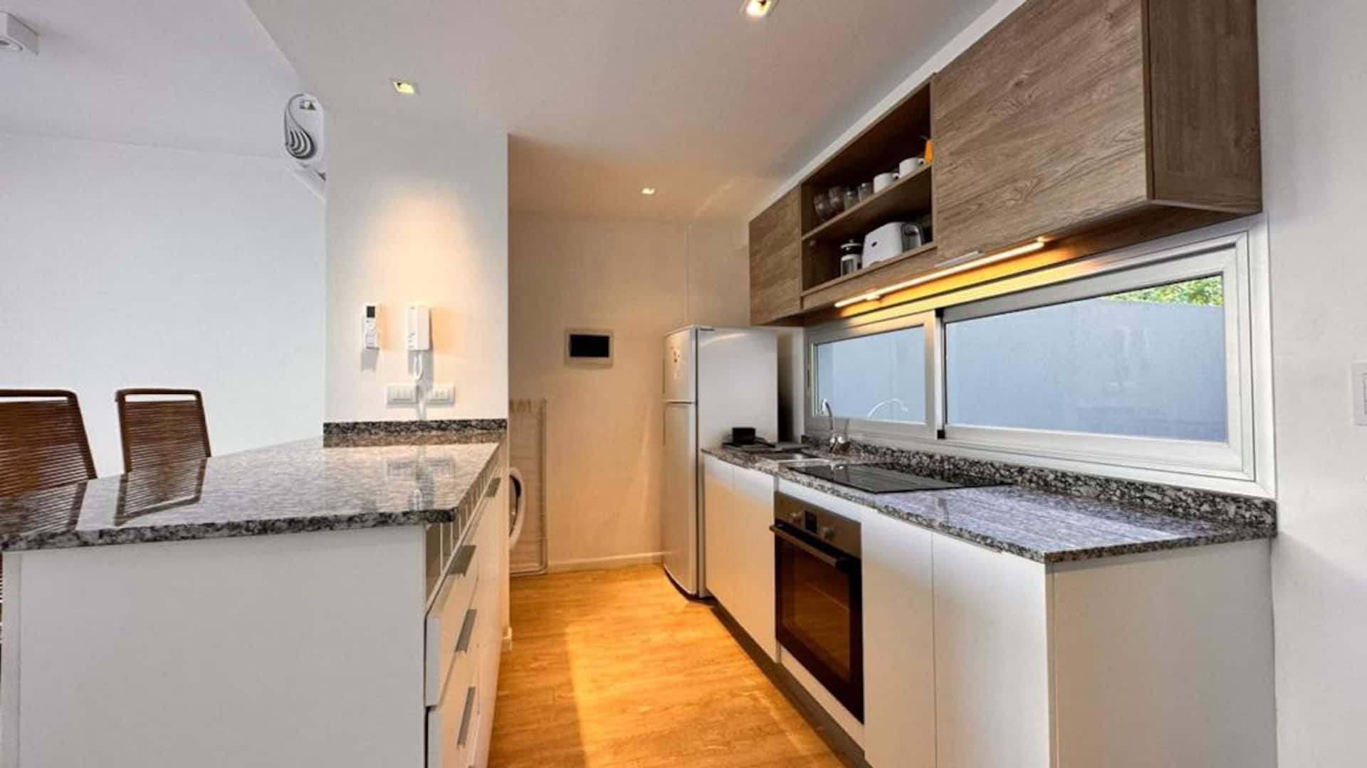 Квартира с балконом в Palermo с 1 спальней и стиральной машиной