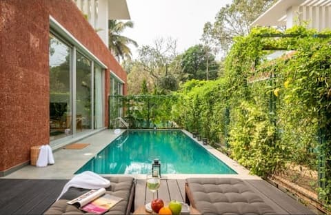 New TBKVilla4|1.8 kms beach|Pvt pool|Caretaker