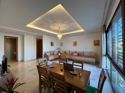 Popular Airbnb listing: Luxurious apartment in Bouregreg Marina in Prefecture Of Salé