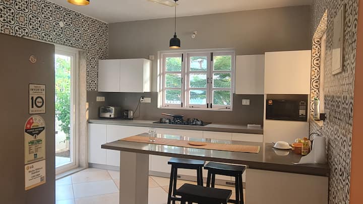 Our Kitchen has everything you would need for a comfortable stay