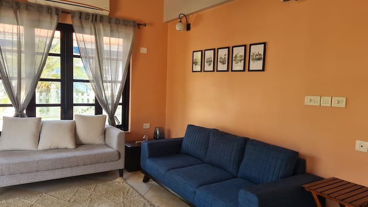 The living room