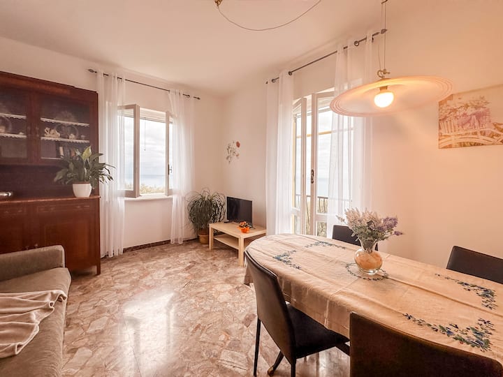 [5 Terre]la Terrasse Sur Le Golfe - Parking/wi-fi - Sestri Levante