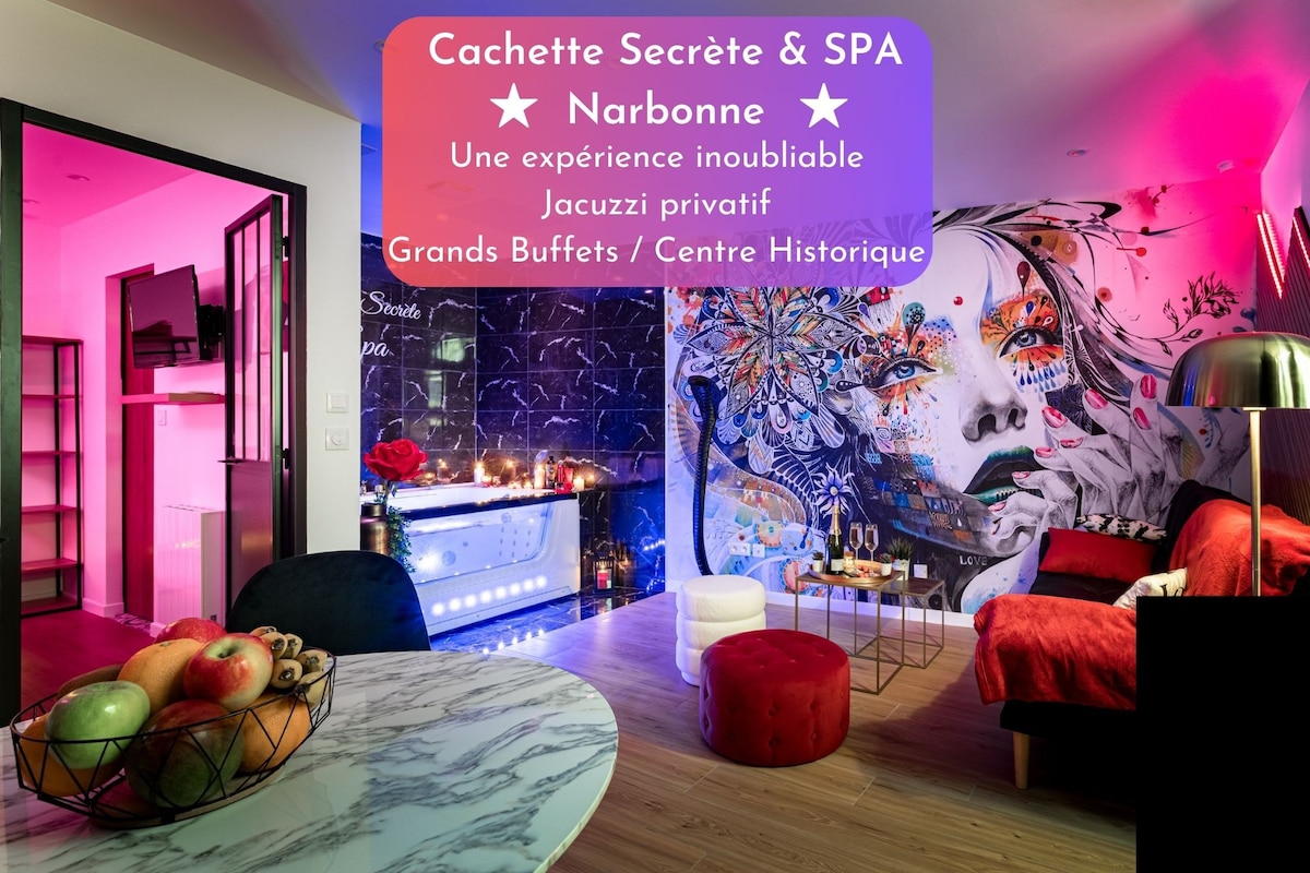 Cachette Secrète & SPA Narbonne - Appartements à louer à Narbonne,  Occitanie, France - Airbnb