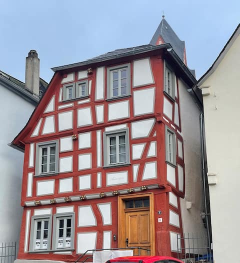 Old town fairy tale half-timbered house