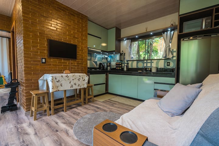 Entire home with 1 bedrooms in Nova Friburgo - Studio da Mata em Nova Friburgo