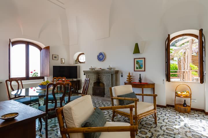 Luxury Amalfi Coast Villa, Sea View, Jacuzzi, 3br - Conca dei Marini