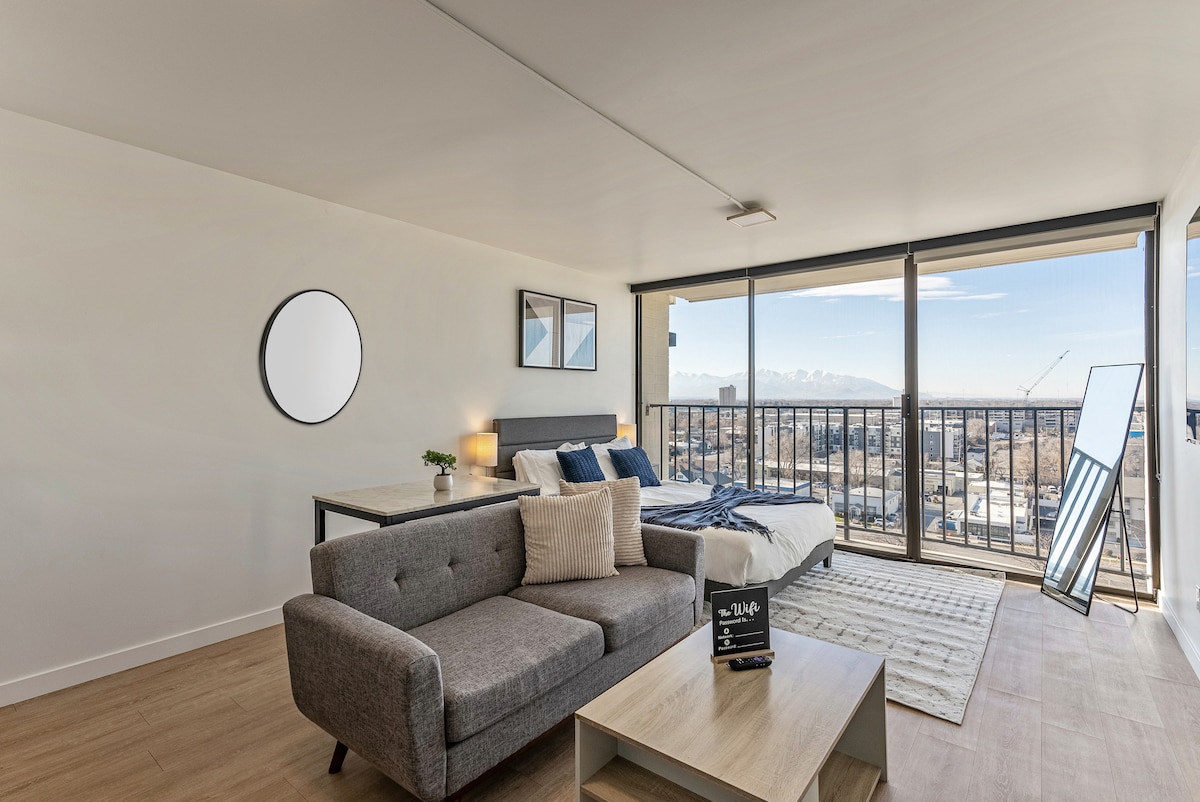 Successful Airbnb property: Luxury studio apt downtown – 3 min to Delta Arena in Central 9th