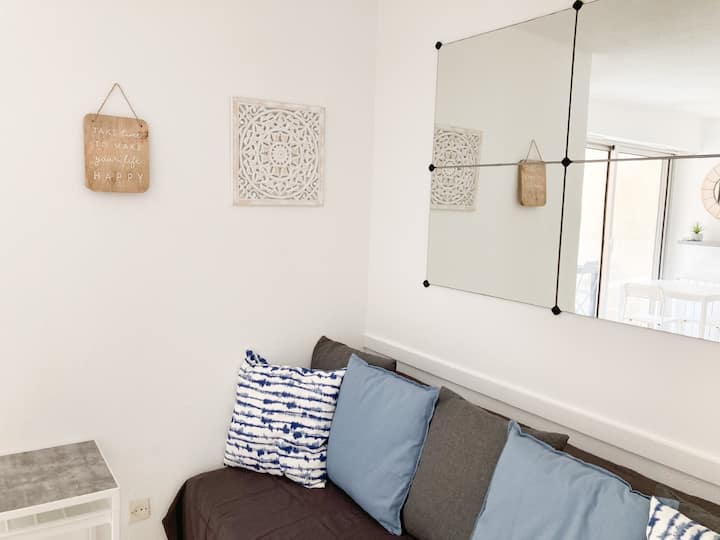 Appartement Climatisé, Piscine, T1 - Pampelonne