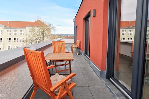 Fynbos City Penthouse | Roof terrace, parking