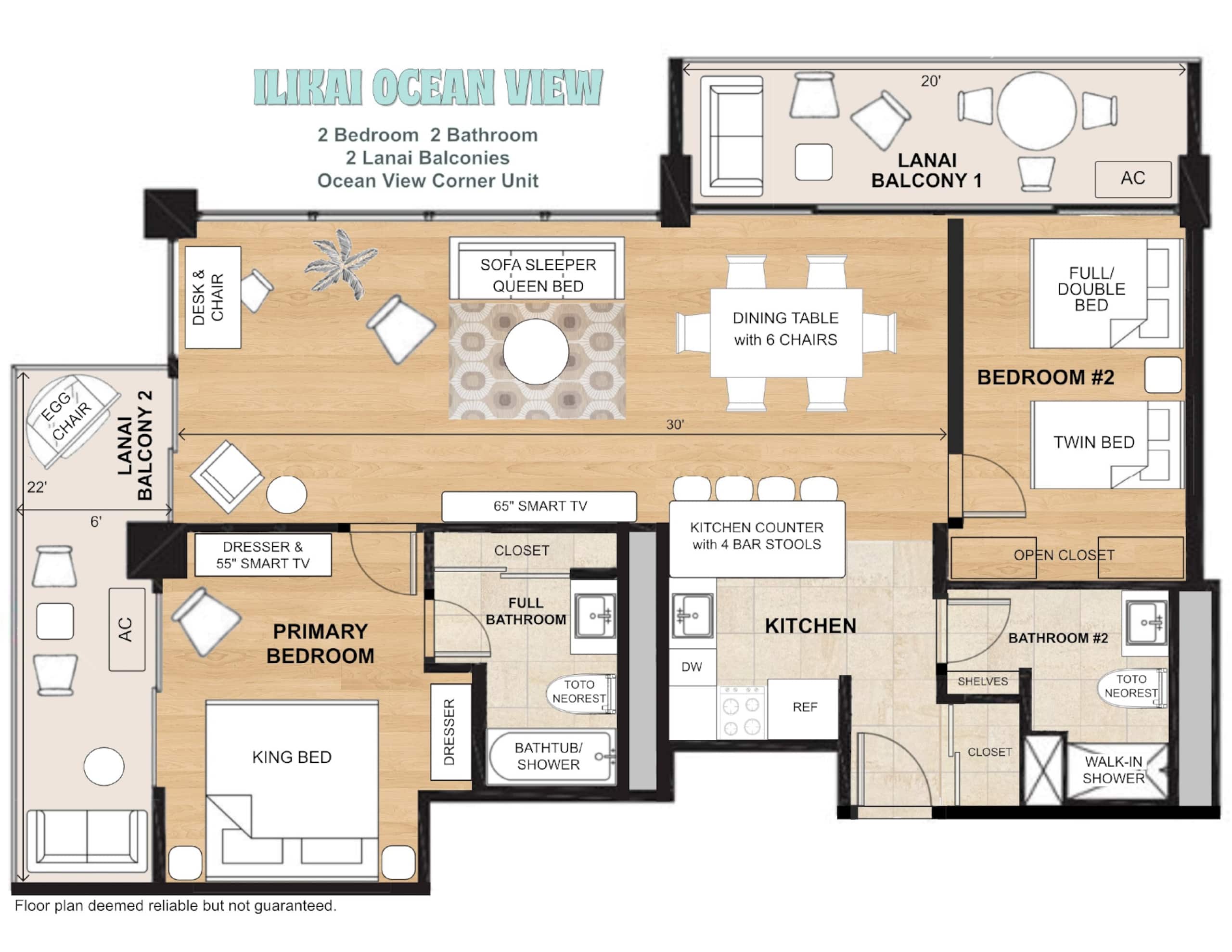 Condo in Honolulu · ★4.88 · 2 bedrooms · 4 beds · 2 private baths - Image 68